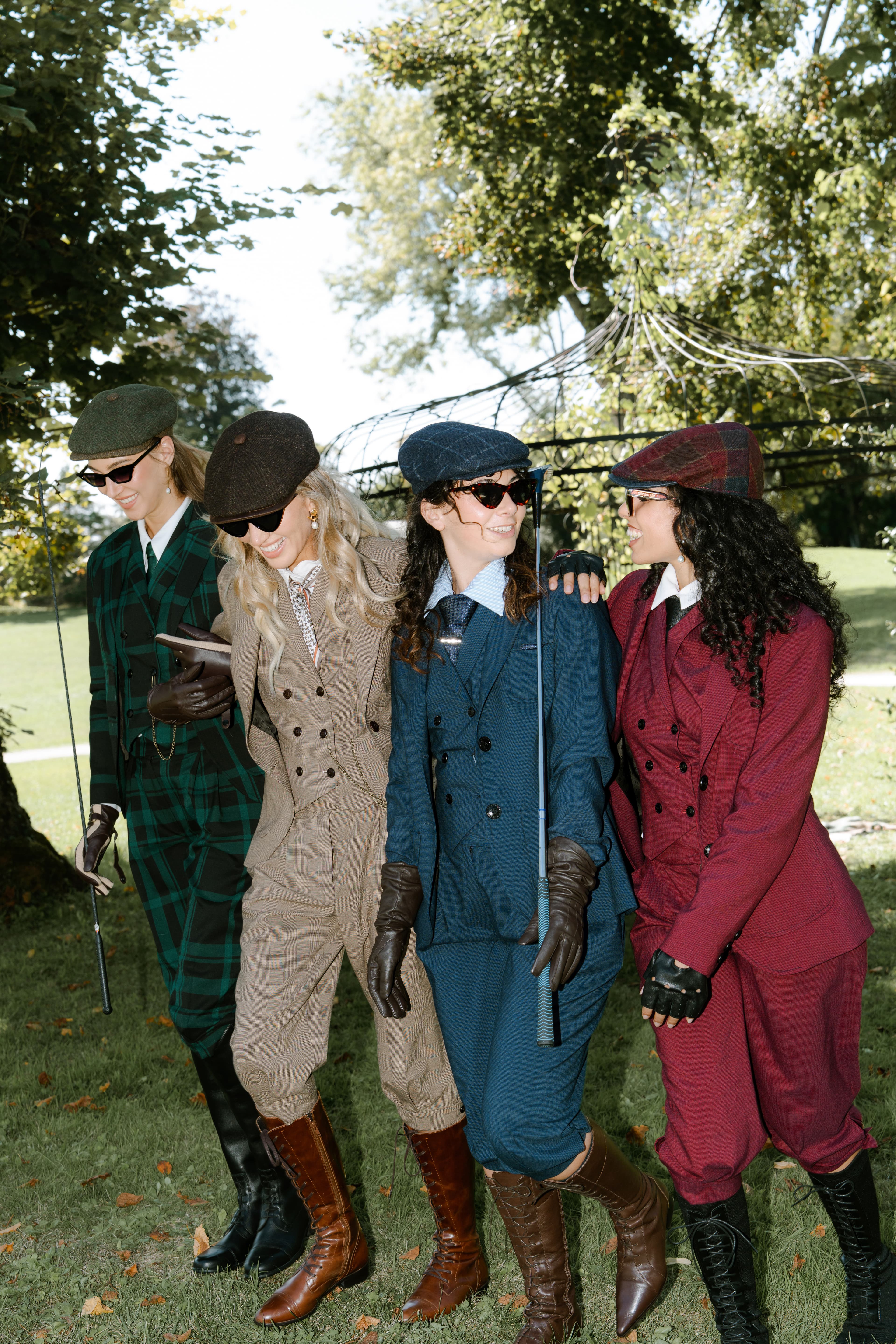 Tweed and equestrian portrait