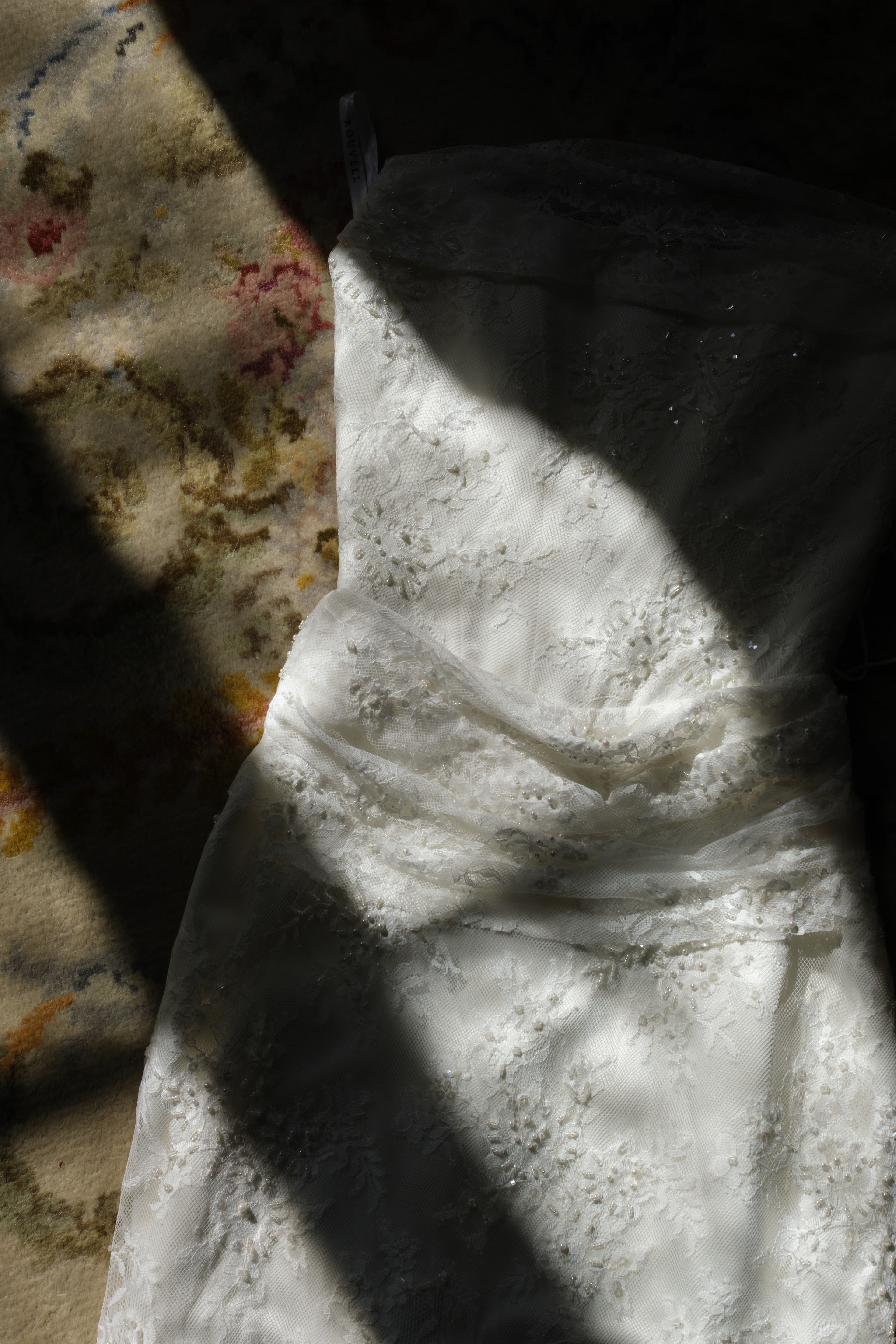 Lace dress detail