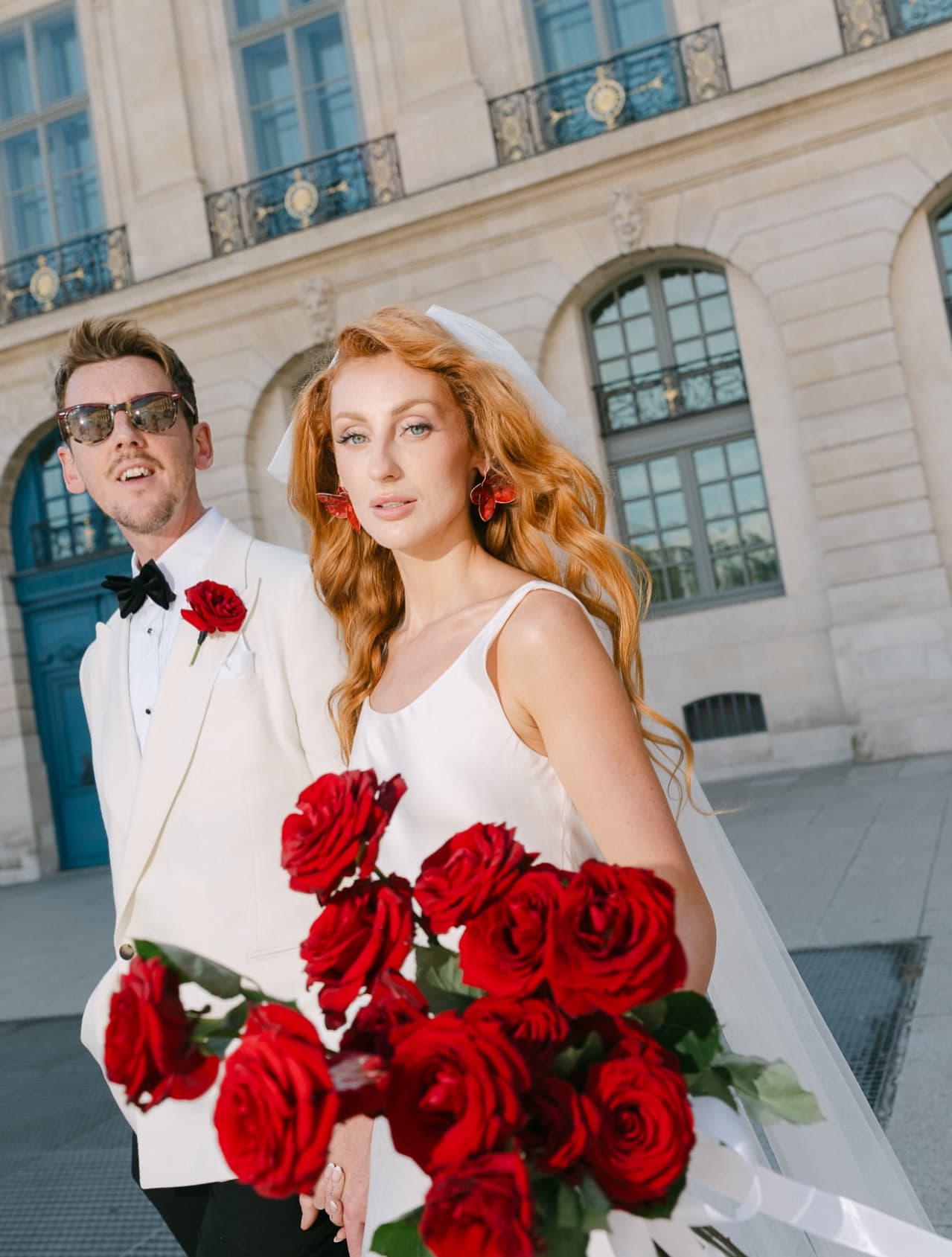 The couple at Place Vendôme