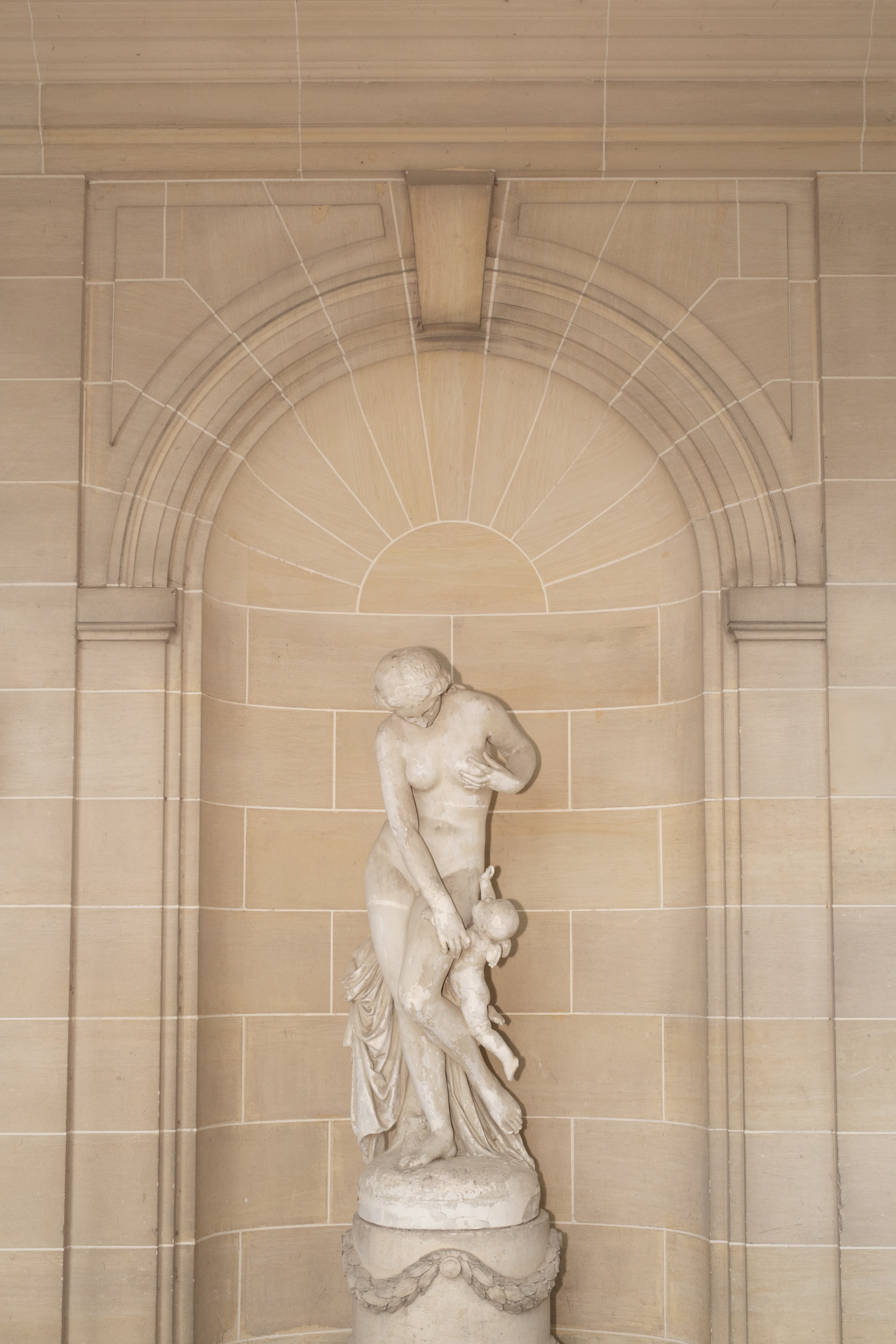 Statue in the niche