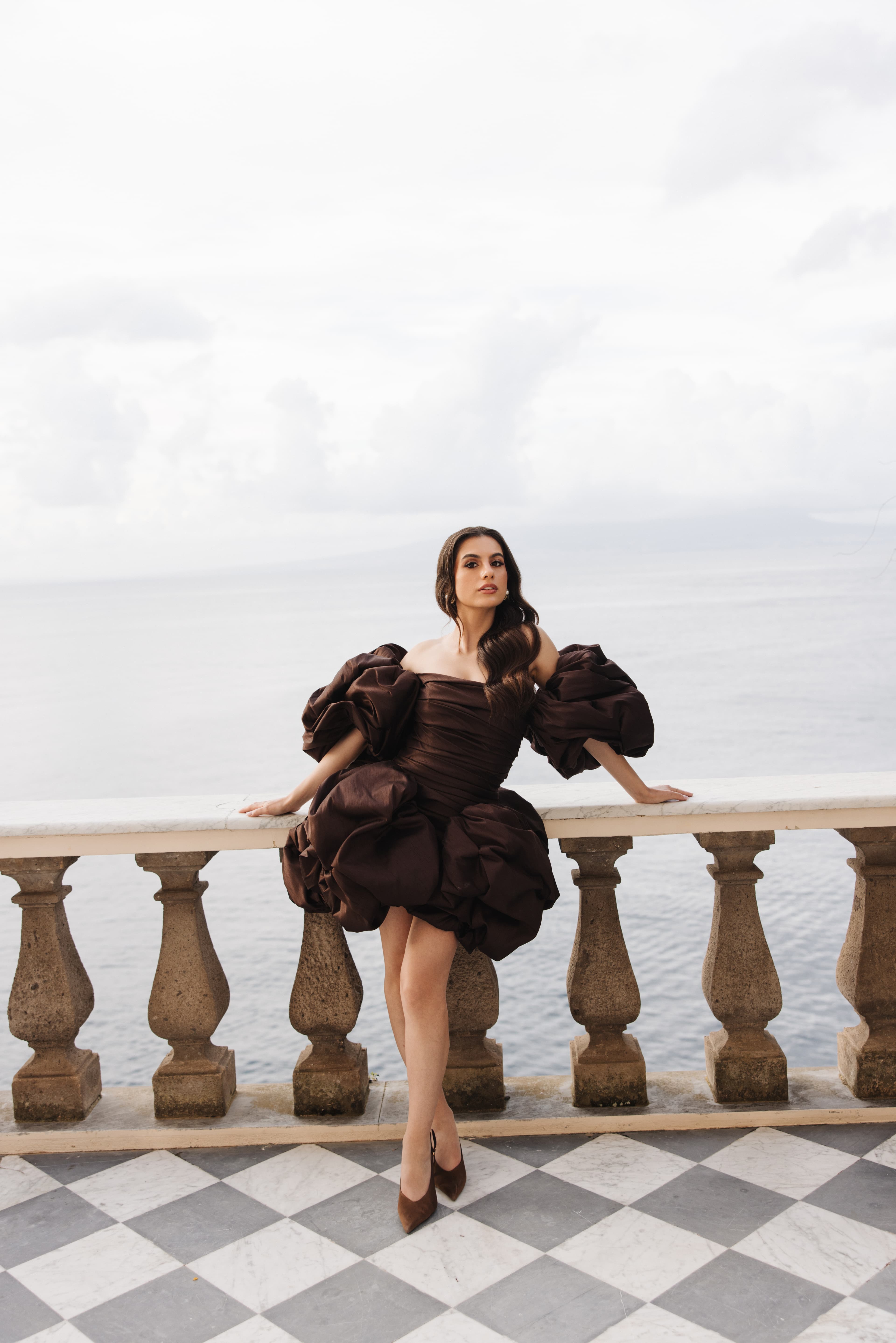 Editorial portrait on the balustrade
