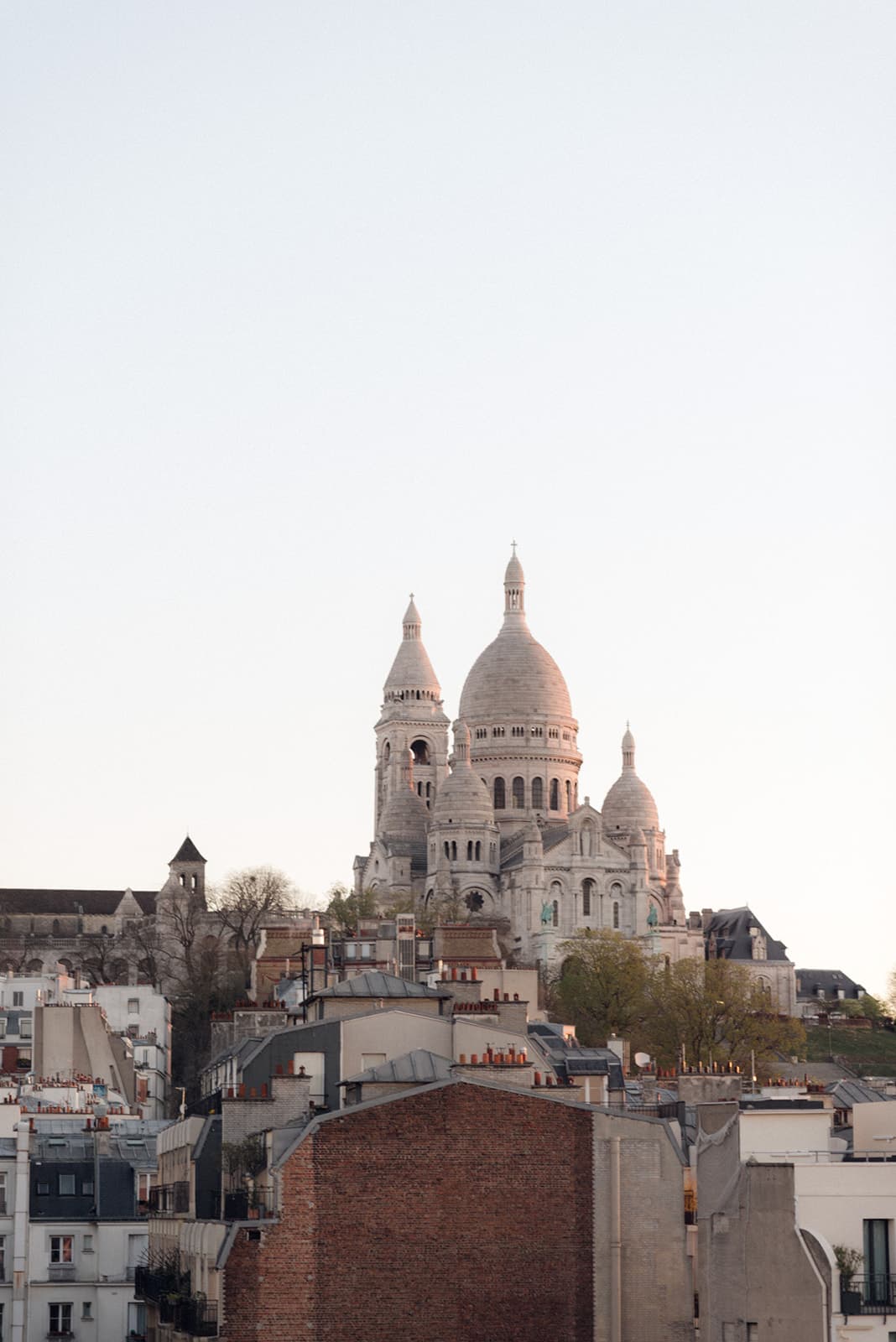 The Sacré-Cœur at dusk